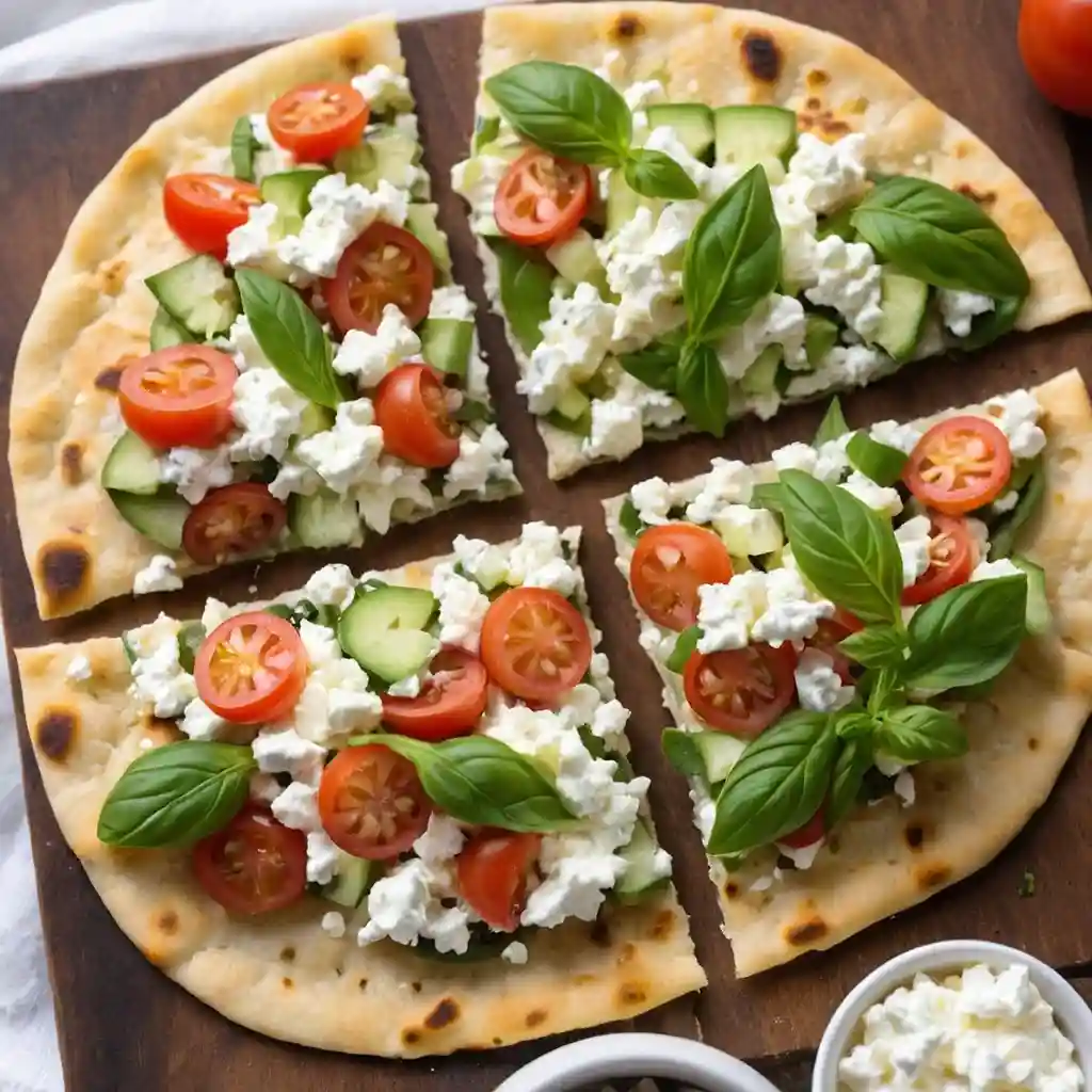 Cottage cheese flatbread