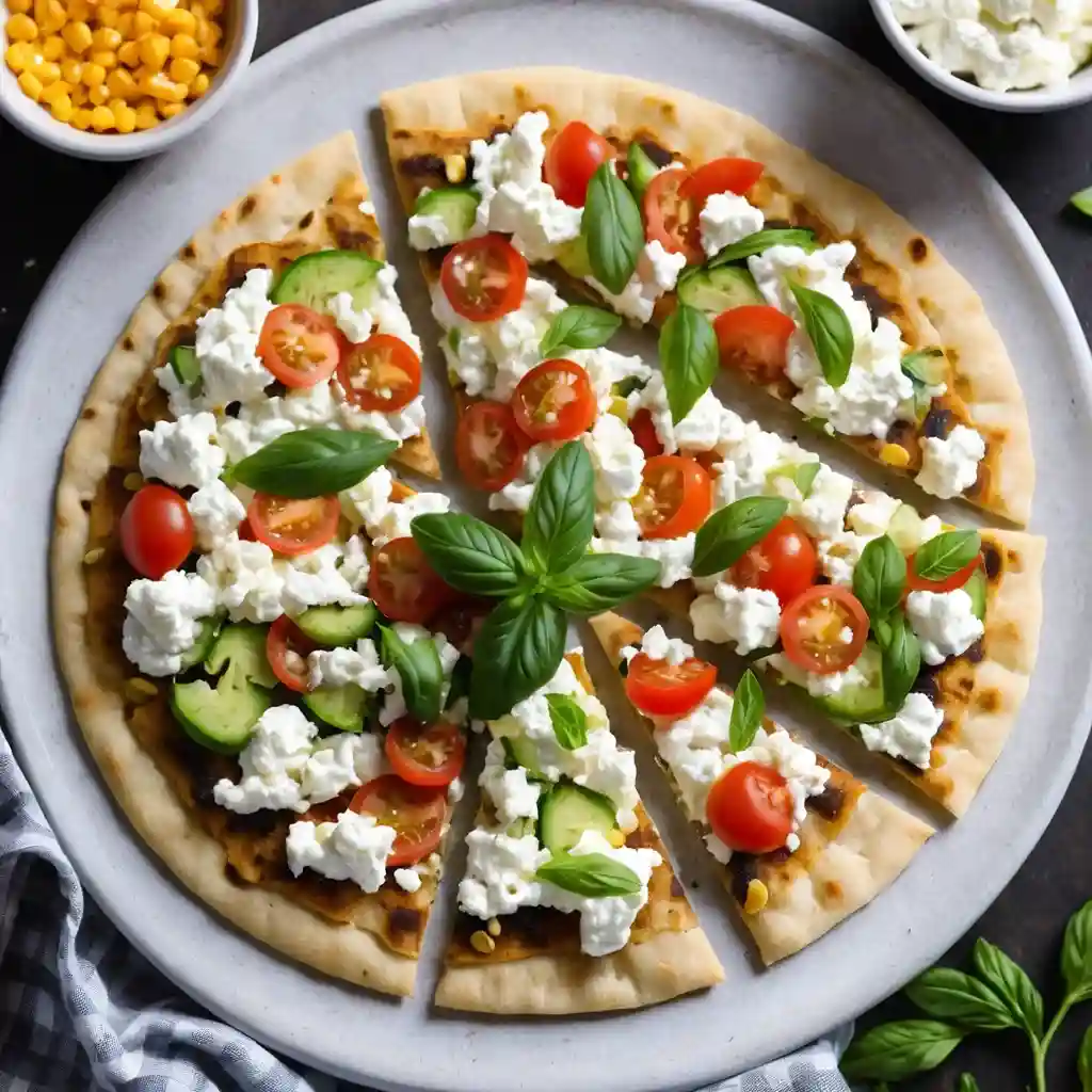 Cottage cheese flatbread