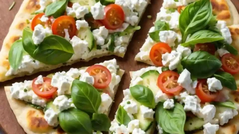 Cottage cheese flatbread