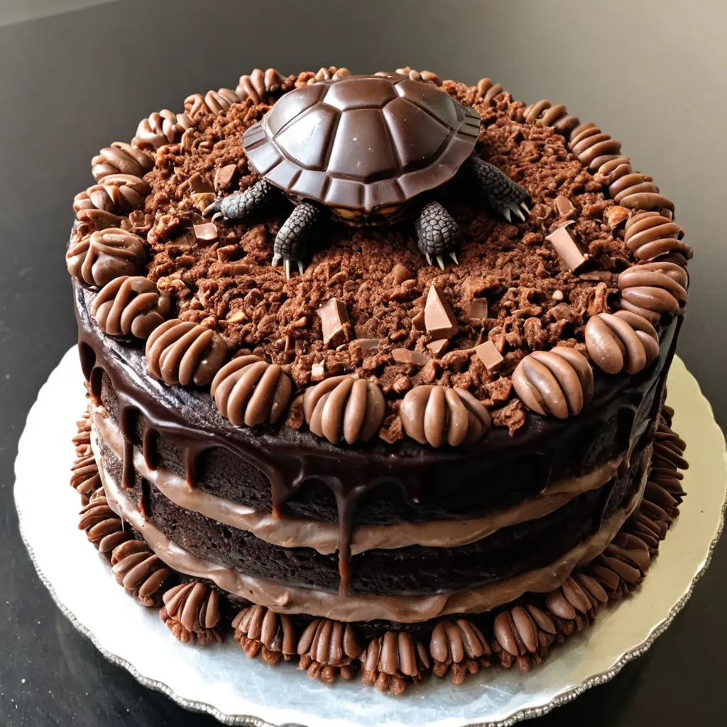 Chocolate Turtle Cake