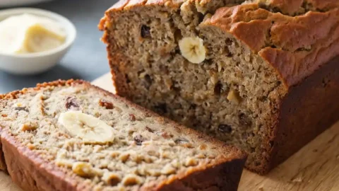 3-Ingredient Banana Bread