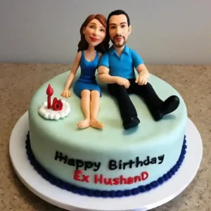 Single mom birthday cake ex husband