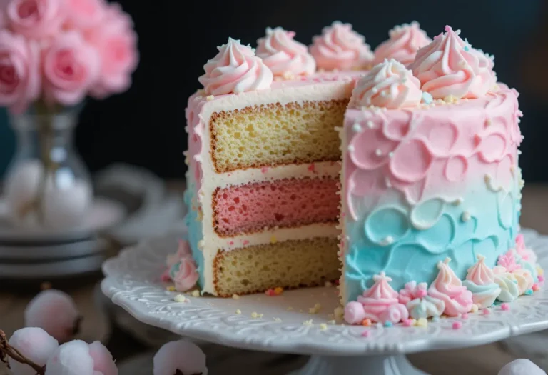 Cotton candy cake